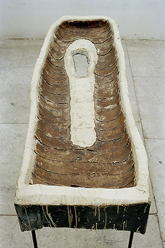 Skulptur Golem Boot